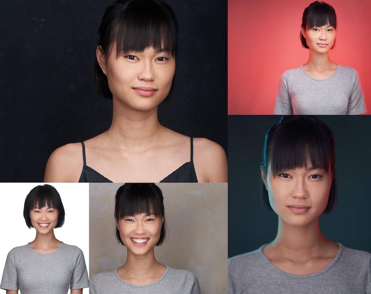 Acting Headshots Collage